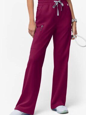ReSurge Crystal Women's 7-Pocket High Waisted Wide Leg Pant XSP - HEMMED!